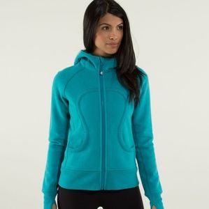 Size 2 Turquoise Teal Lululemon Scuba Hoodie Zip